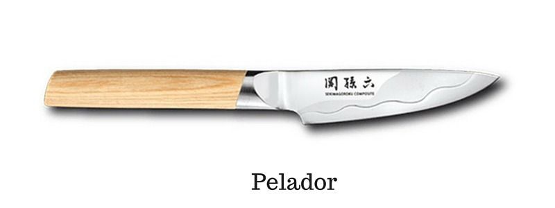 Cuchillo Pelador Seki Mogoroku Composite kai