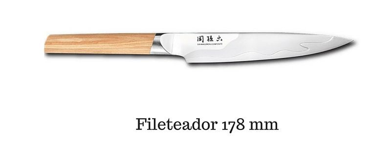 Cuchillo fileteador Kai Composite